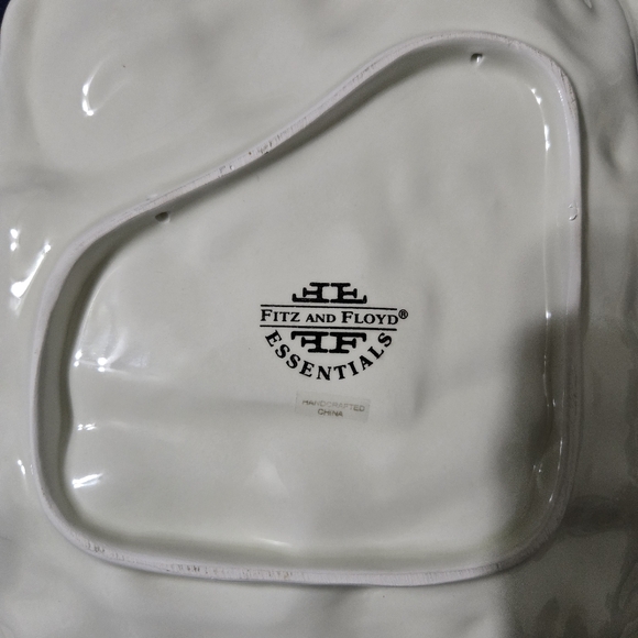 Omnibus Fitz And Floyd Toyland Santa 10" Christmas Holiday Serving Plate NO BOX - Picture 4 of 4